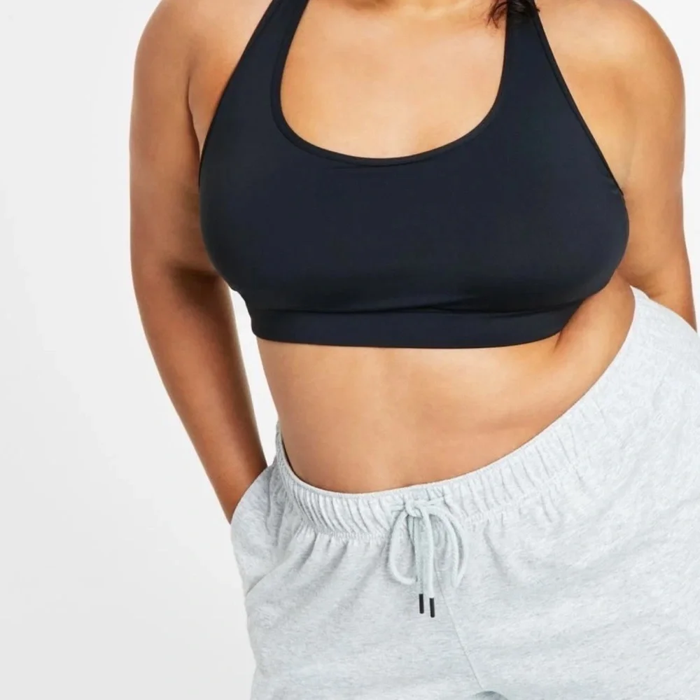 Women's Navy Blue Sports Bra - Picture 5 of 5